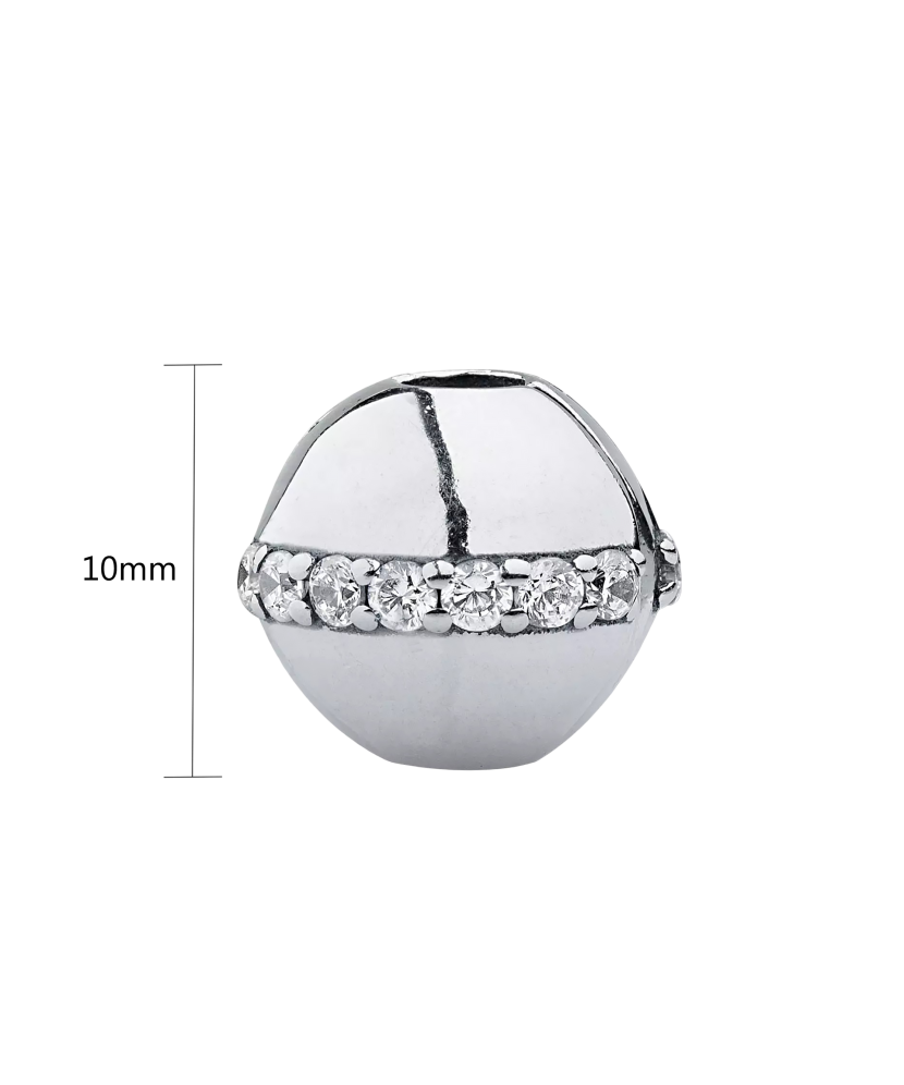 Universalus sterling silver pendant with zircons