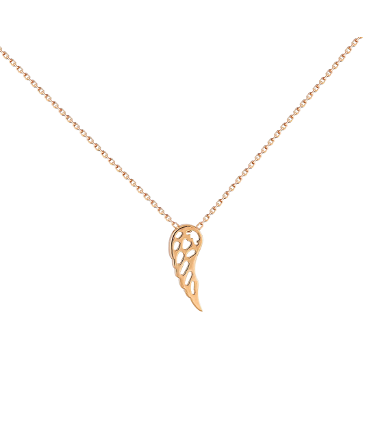 Gold chain with pendant "Angel wing"