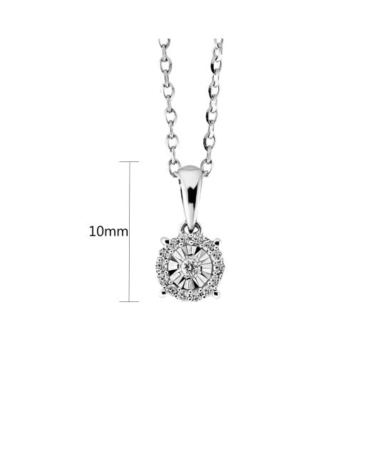 White Gold pendant with diamonds