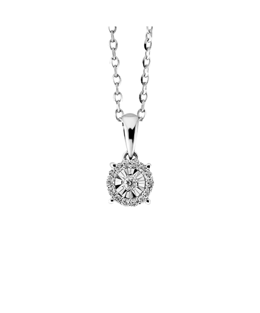 White Gold pendant with diamonds
