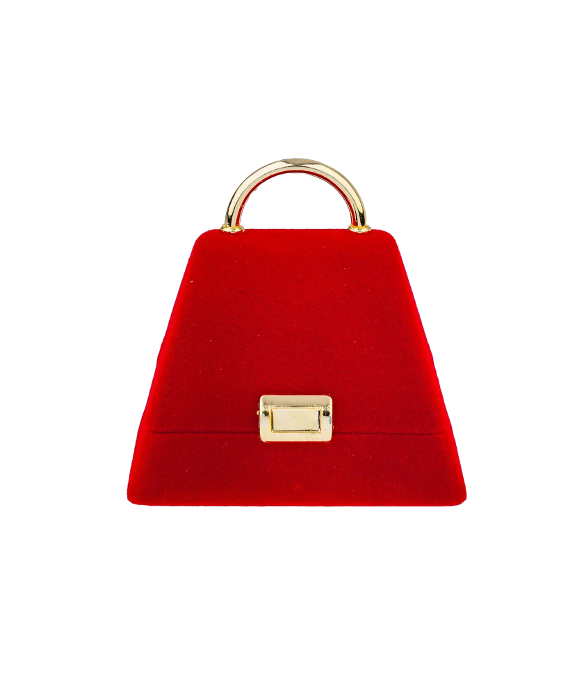 Dėžutė didelė "Rankinė" raudona  - Goldinga