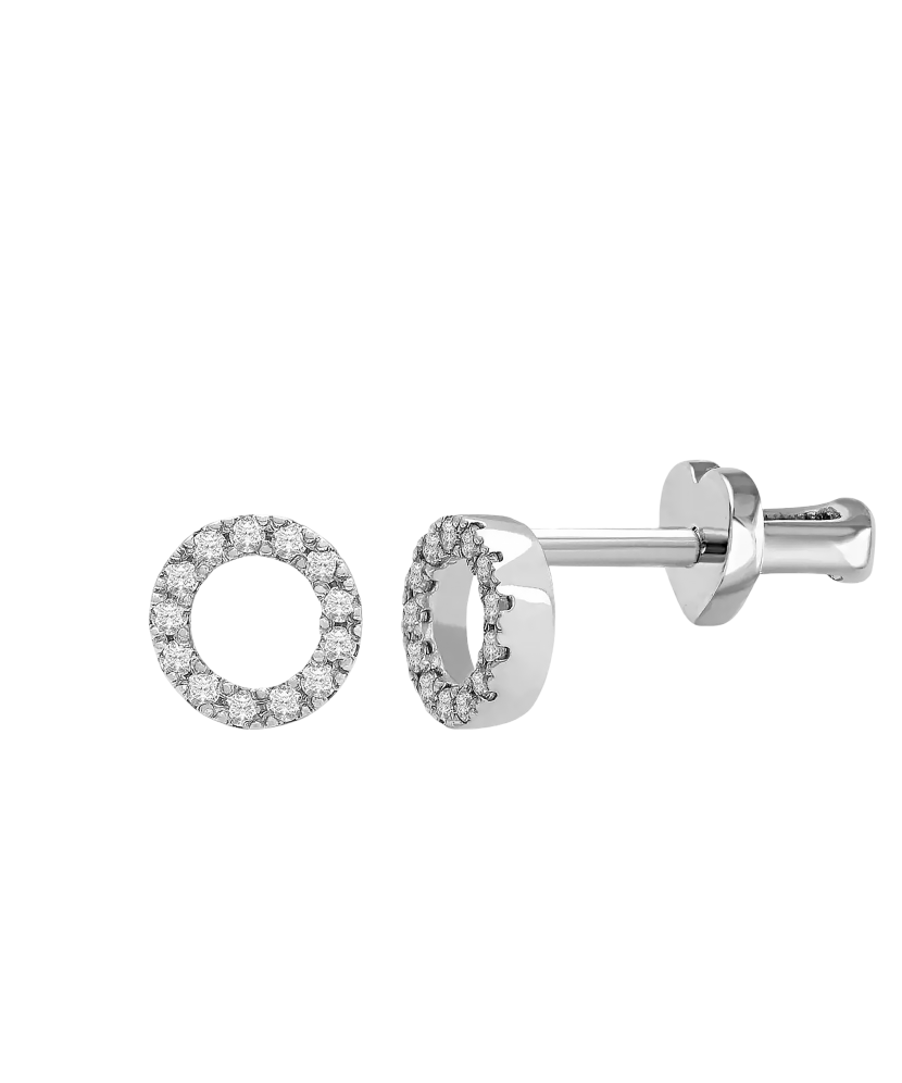 White Gold earrings with diamonds