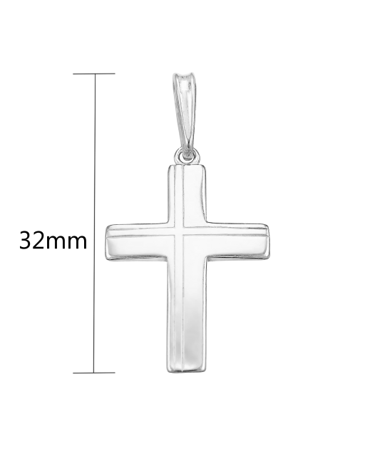 Sterling silver pendant "Cross"