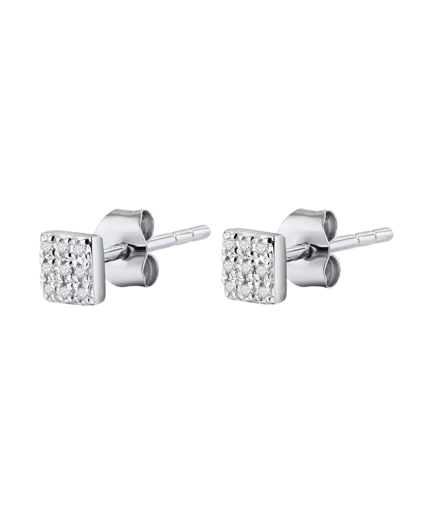 White Gold earrings with diamonds