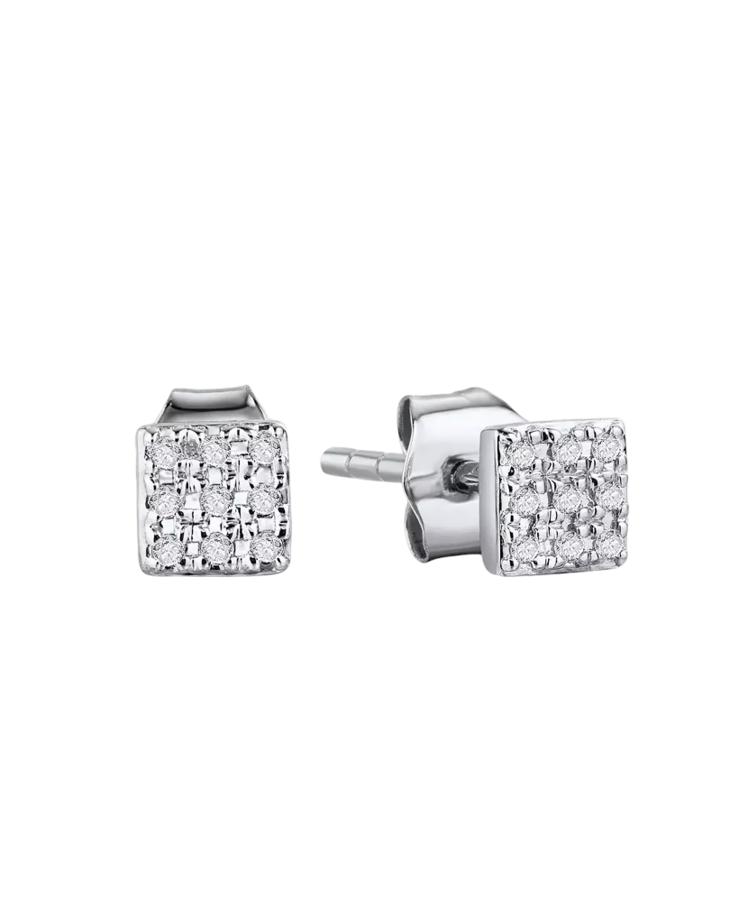 White Gold earrings with diamonds
