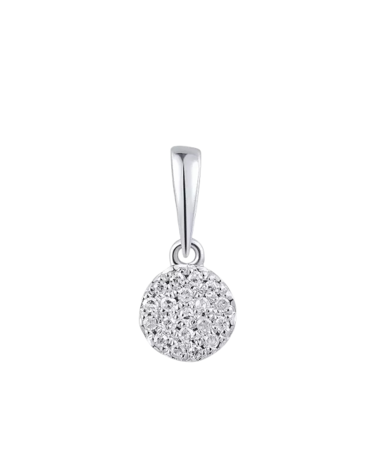 White Gold pendant with diamonds