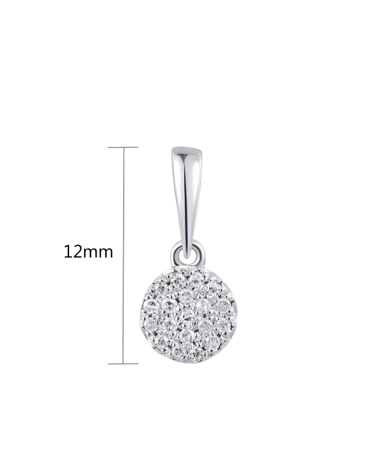 White Gold pendant with diamonds