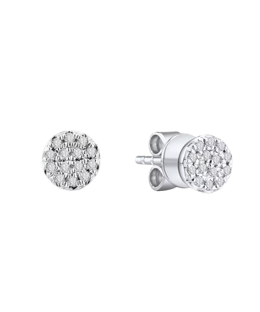 White Gold earrings with diamonds