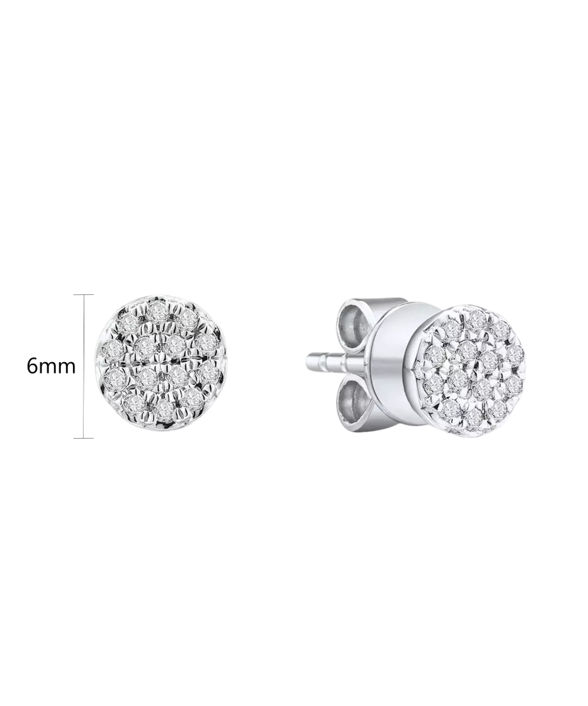 White Gold earrings with diamonds