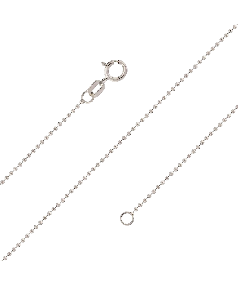 White gold chain 1mm