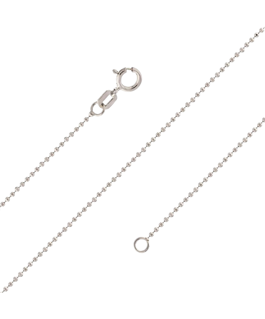 White gold chain 1mm