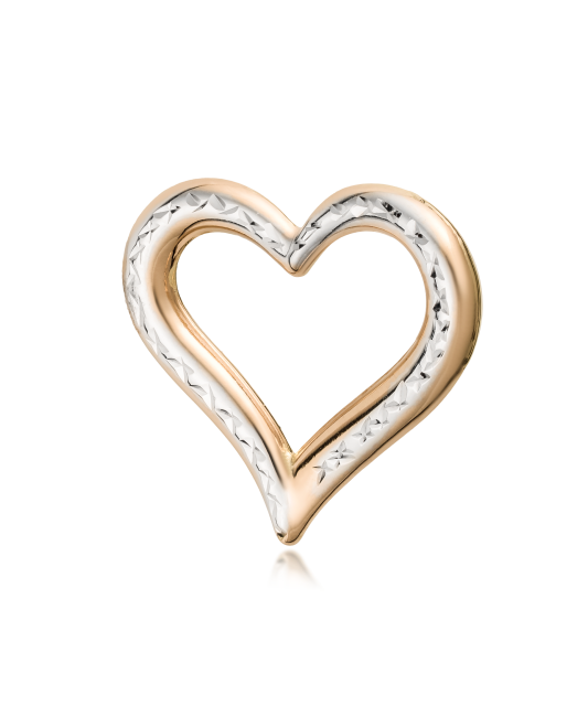 Gold pendant "heart"