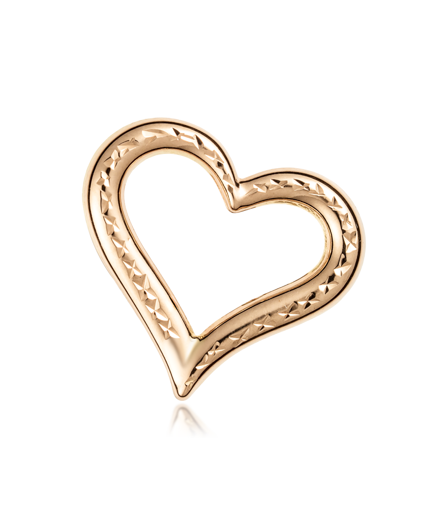 Gold pendant "heart"
