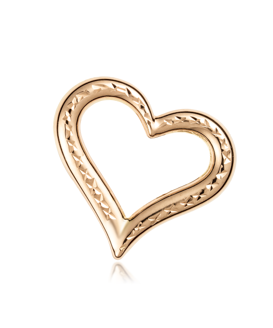 Gold pendant "heart"