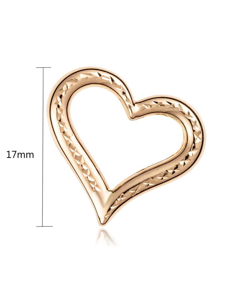 Gold pendant "heart"