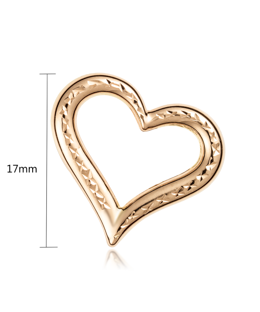 Gold pendant "heart"