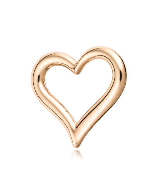 Gold pendant "heart"