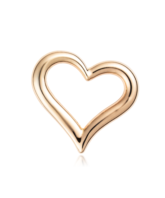 Gold pendant "heart"
