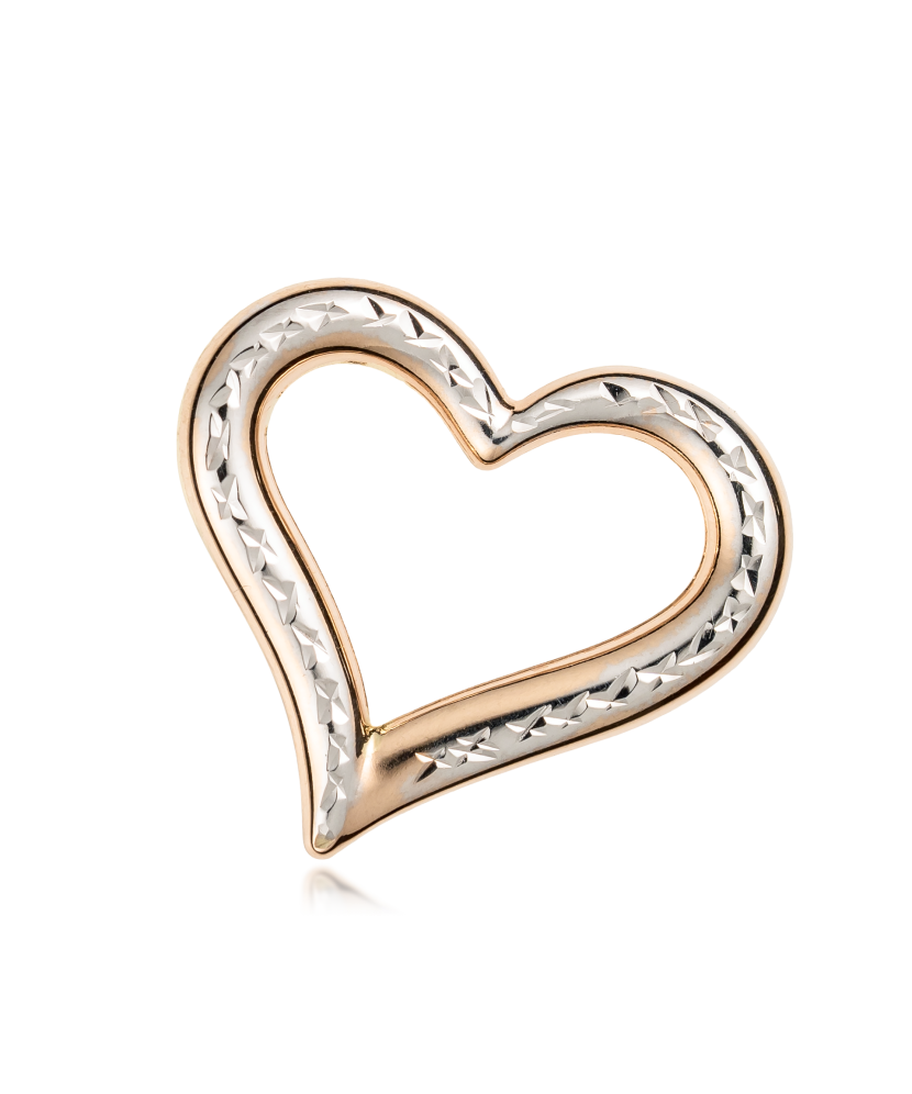 Gold pendant "heart"