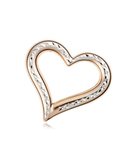 Gold pendant "heart"