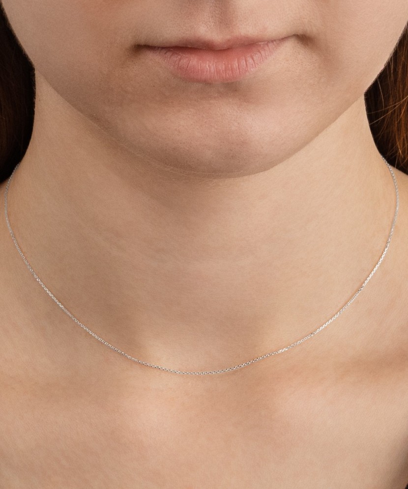 Valkokultaketju "Anchor"