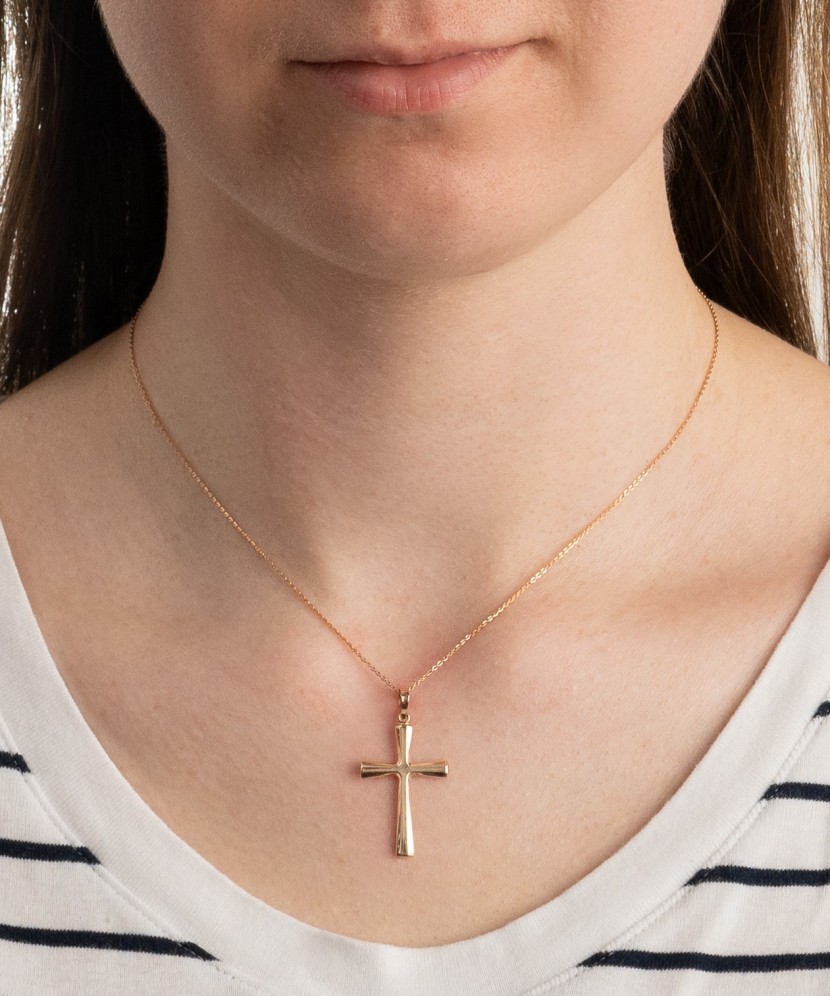 Gold pendant "cross"