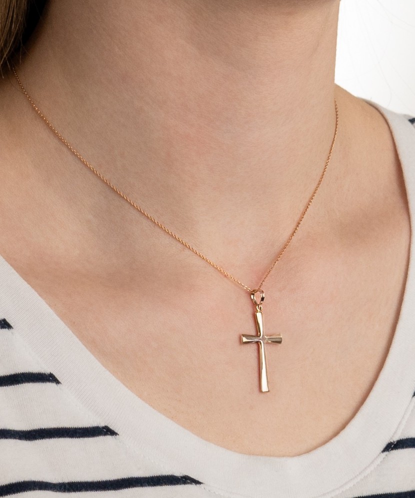 Gold pendant "cross"