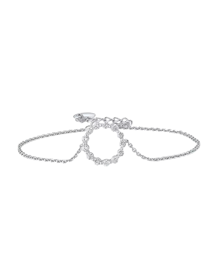 Sterling Silver bracelet with zircons