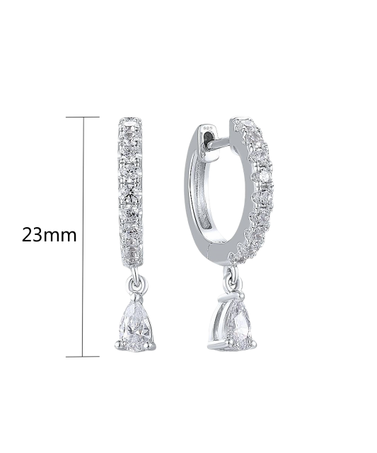 Sidabriniai auskarai su cirkoniais  - Goldinga