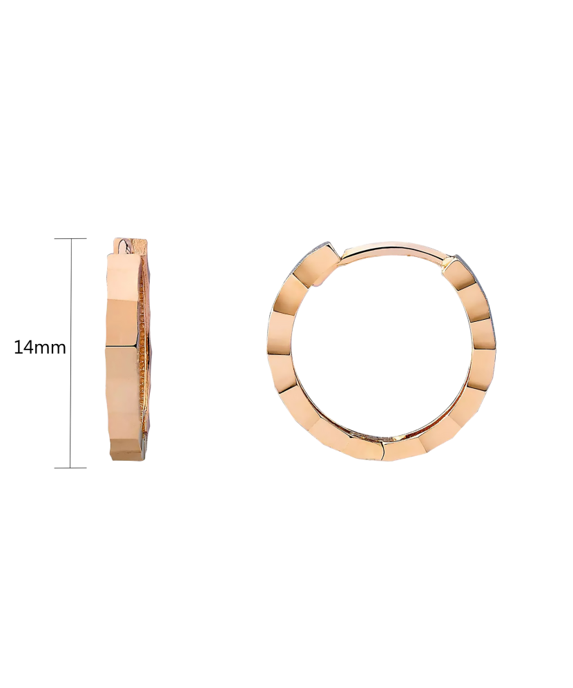 Auksiniai auskarai rinkutės  - Goldinga