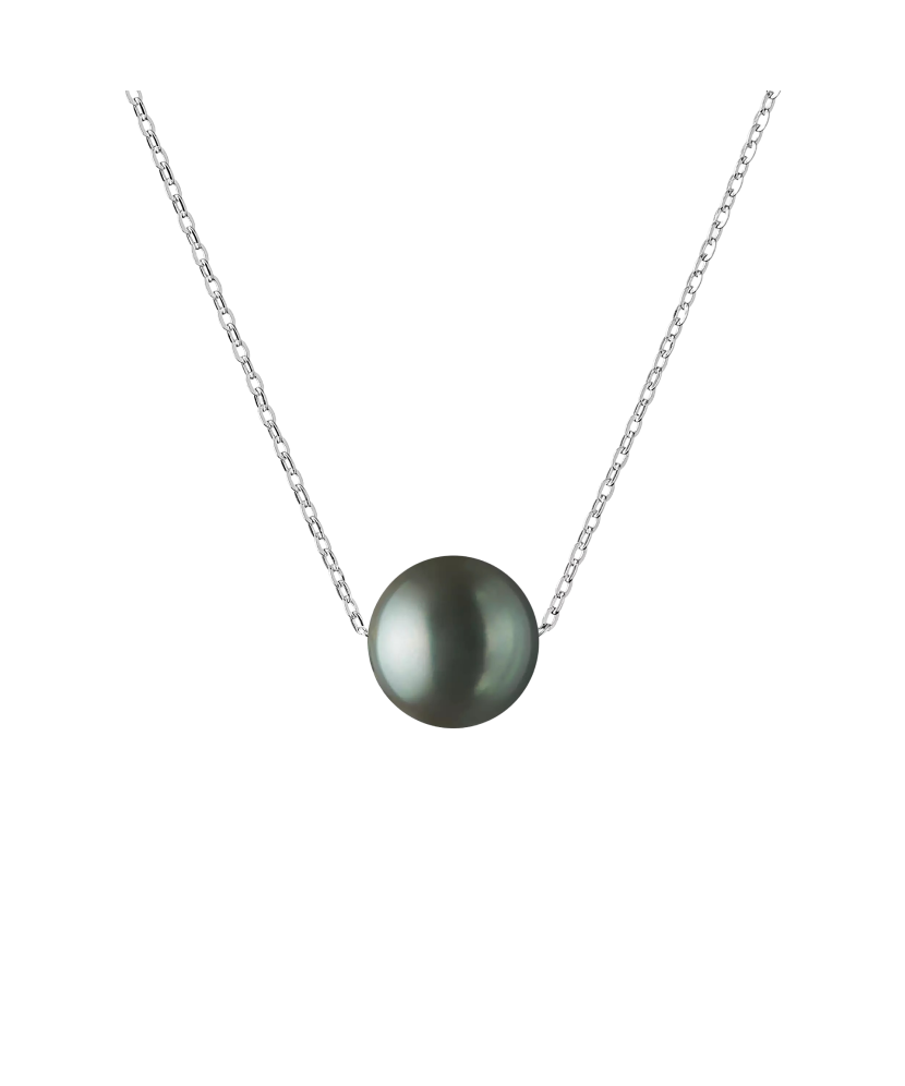 Sterling silver chain with pearl