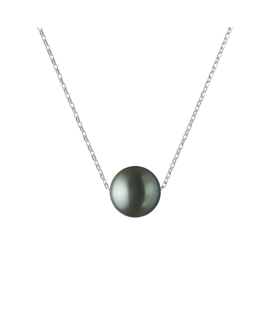 Sterling silver chain with pearl