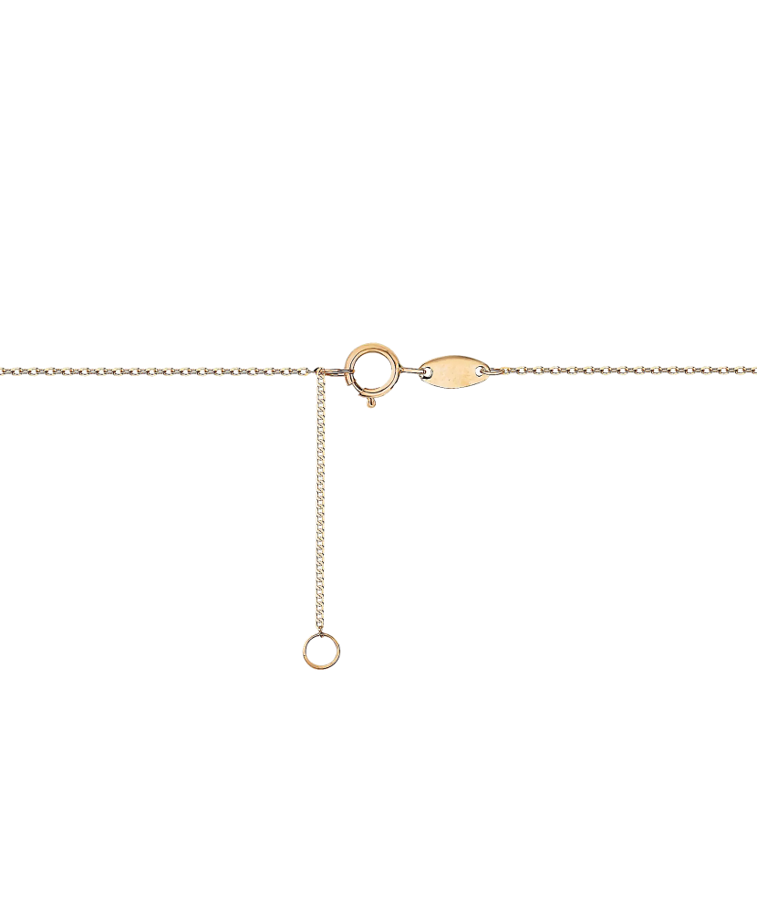 Auksinė grandinėlė su cirkonio pakabuku "Širdelė"  - Goldinga