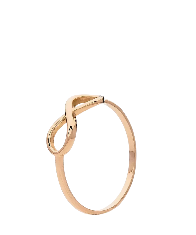 Gold ring "infinity"