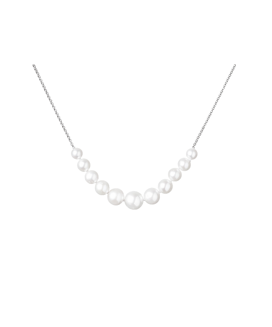 Sidabrinė grandinėlė su perlais  - Goldinga