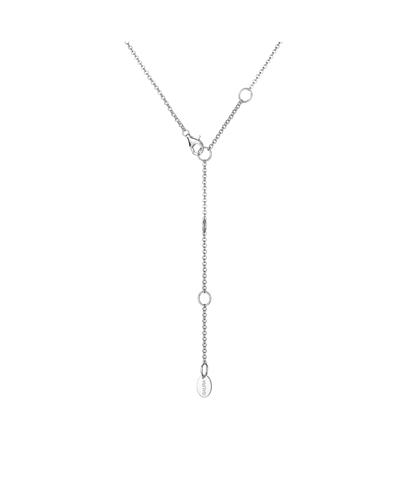 Sterling silver chain with pearls