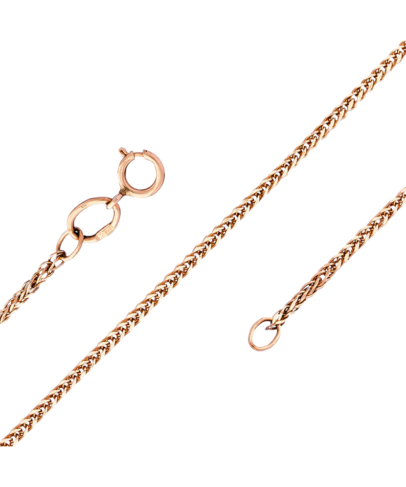 Gold bracelet "Spiker" 1.7mm