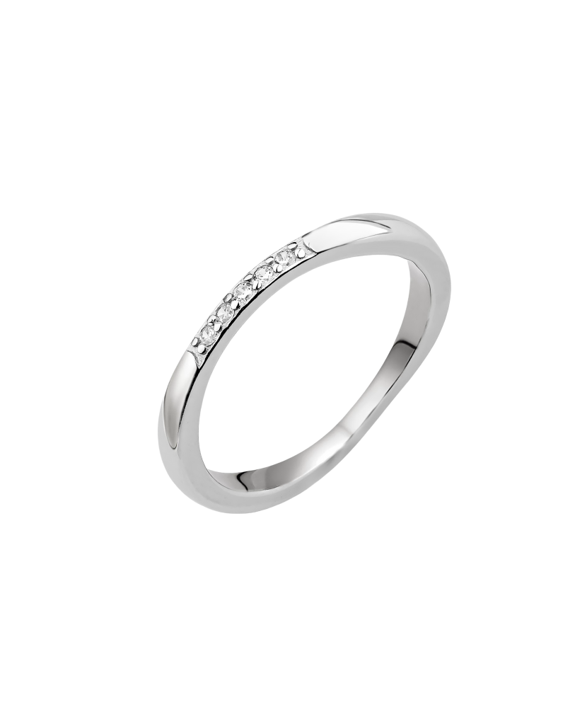 Sidabrinis žiedas Su Cirkoniais  - Goldinga