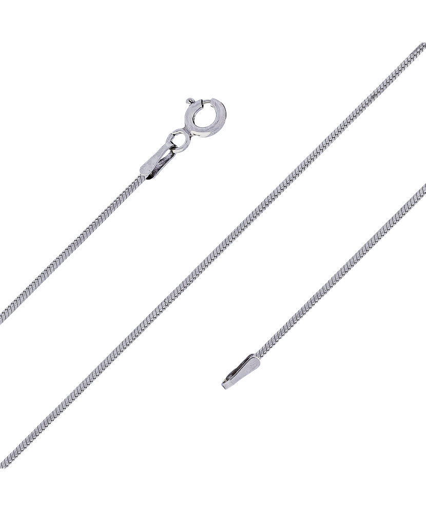 Sidabrinė Grandinėlė Dengta Rodžiu "Snake"  - Goldinga