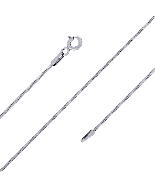 Sidabrinė Grandinėlė Dengta Rodžiu "Snake"  - Goldinga