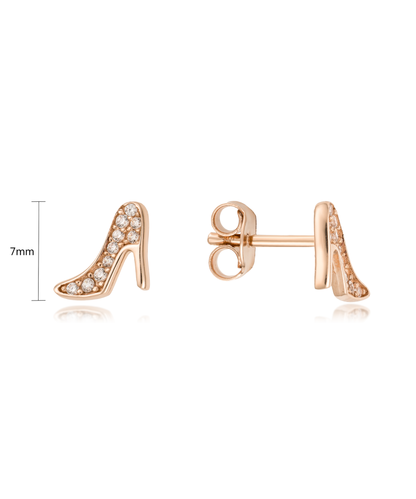 Kultaiset korvakorut zirkoneilla