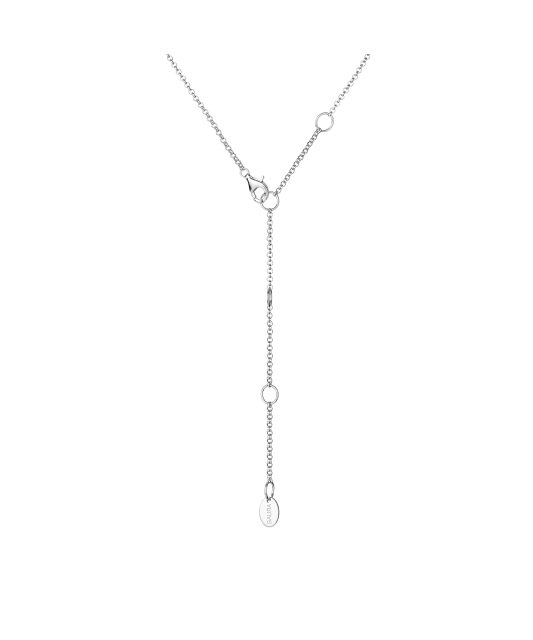 Silver Chain With Coral