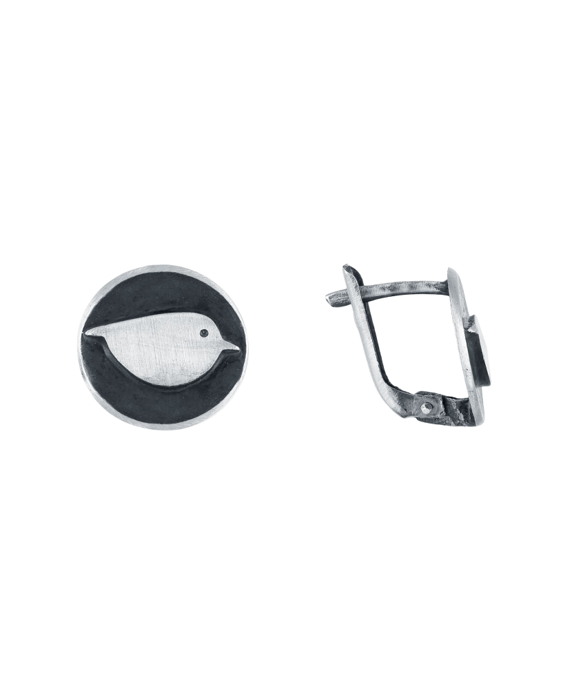 Sterling silver earrings"Bird"