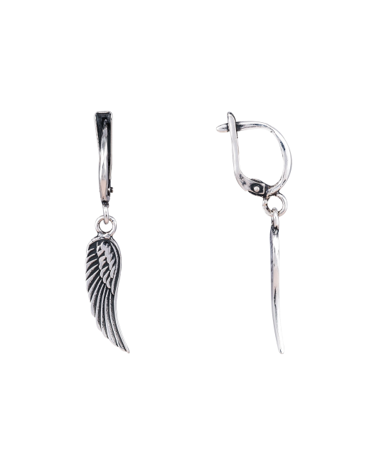 Sterling silver earrings "Angel wings"