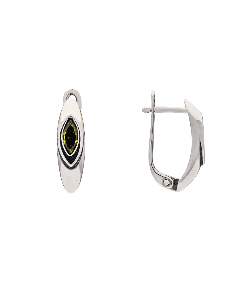 Sidabriniai auskarai su cirkoniu  - Goldinga