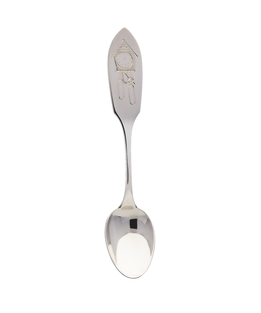Sterling Silver spoon "Clock"