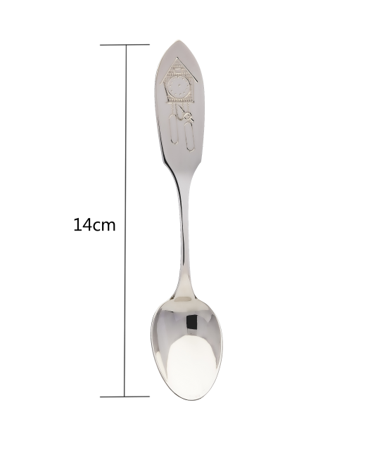Sterling Silver spoon "Clock"