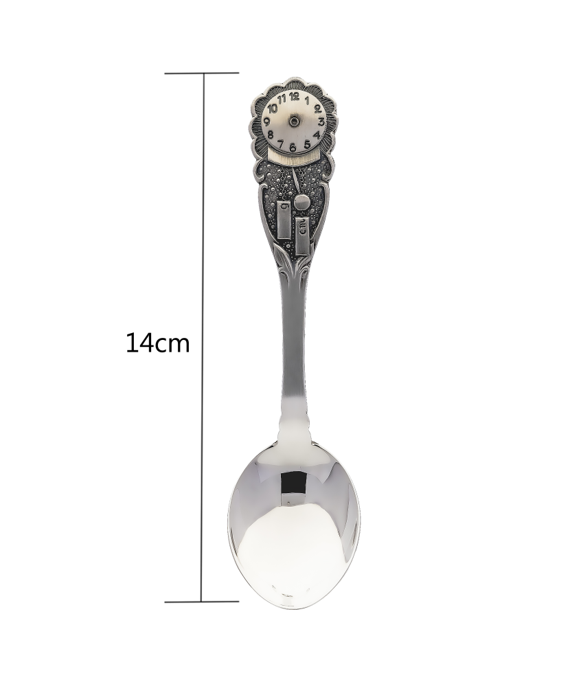 Silver spoon "Clock"
