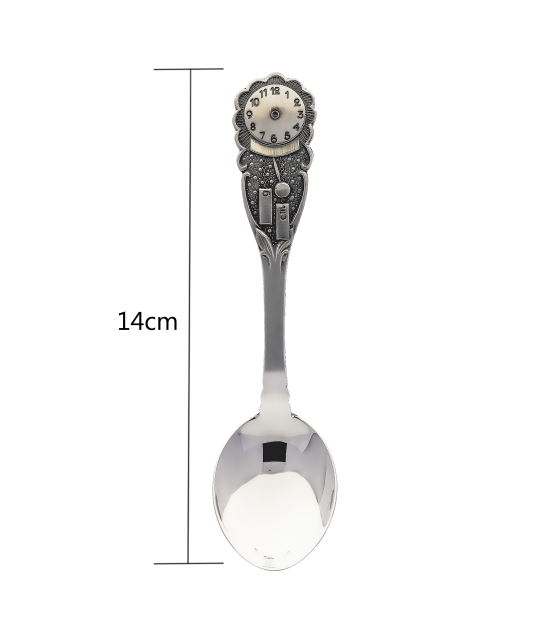Silver spoon "Clock"