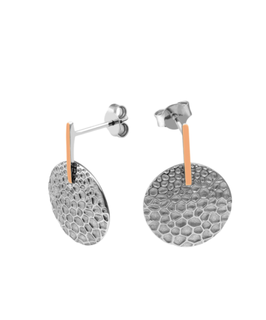 Sterling silver earrings gold plated